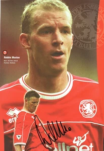 MIDDLESBROUGH: DEAN WINDASS SIGNED A4 (12x8) CALENDAR PICTURE+COA - Picture 1 of 1