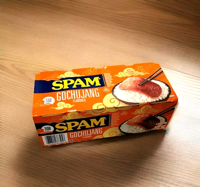 Paquete de 4 latas de carne para almuerzo con sabor a gochujang coreano spam de 12 oz ENVÍO GRATUITO Foto 1 de 3