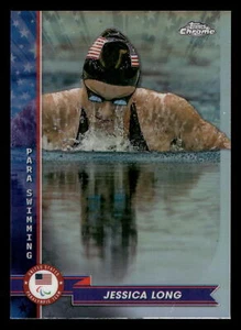 2024 Topps Chrom US OLYMPIC JESSICA LANGER REFRAKTOR #2 - Bild 1 von 2