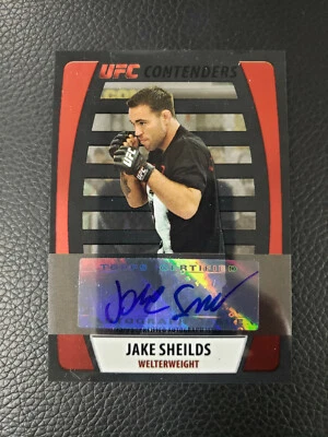 2011 Topps UFC Title Shot UFC Contenders Autograph Black Jake Shields Auto 82/88 - Image 1 of 2