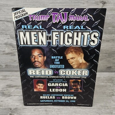 David Reid vs James Coker Real Men in Real Fights Boxing Program Onsite 10/24/98 - Image 1 of 4