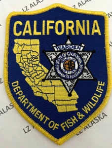 CALIFORNIA DEPARTMENT OF FISH & WILDLIFE 5" SSI PATCH (SPC3) COLORE - Foto 1 di 3
