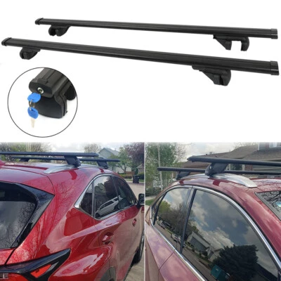 53" Car Top Roof Rack Cross Bar Luggage Carrier Aluminum For LEXUS NX200t NX300H - Imagem 1 de 4