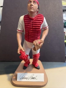 Johnny Bench Gartlan signed Statue Figure Cincinnati Reds HOF COA - Picture 1 of 5