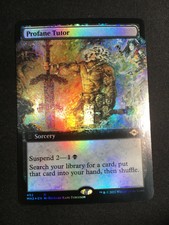 Profane Tutor Foil Extended/Borderless  MTG Magic Gathering Mint/NM