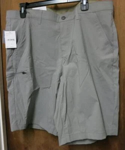 Mens Eddie Bauer zipper cargo gray shorts size 38 New with tags! - Picture 1 of 5