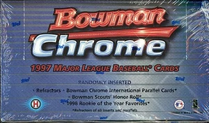 Bowman 1997 scatola sigillata cromata per hobby baseball - Foto 1 di 1