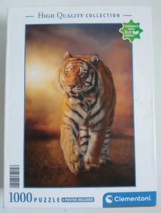 CLEMENTONI 1000 PC JIGSAW TIGER COMPLETE - Picture 1 of 5
