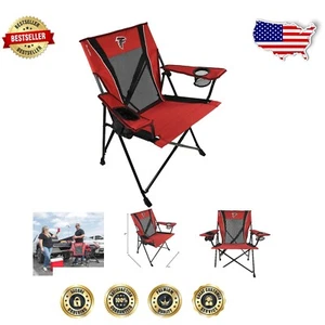 Silla Plegable Portátil Atlanta Falcons con Portavasos - Perfecto para Tailgating - Imagen 1 de 10
