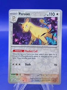 Persian 053/165  REVERSE Holo  ENGLISH NM/M Pokémon - 151 - Picture 1 of 1