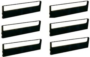 6 black printer ink ribbon cartridge for Citizen GSX190 GSX200C GSX230 AH37945-0 - Afbeelding 1 van 1