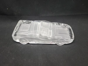 Frosted glass Ferrari model 1980s Crystal Car #4362 - Picture 1 of 13