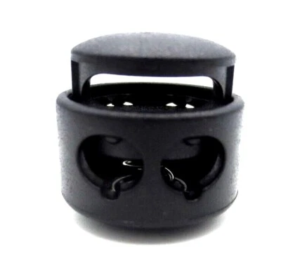 Bloqueo deslizante de cuerda de dibujo de 2 orificios con resorte se adapta a cable de hasta 7/32" de espesor PREMIUM Foto 1 de 4