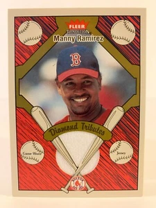2004 Fleer Tradition Diamond Tributes Jersey Manny Ramirez #DT-MR MINT!! - Picture 1 of 6