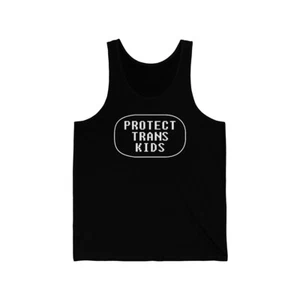 Protect Trans Kids Unisex Tank Top - Picture 1 of 9