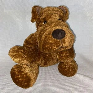 Russ Berrie Whispie Dog Plush Brown Stuffed Animal Toy Beans Floppy - Picture 1 of 8