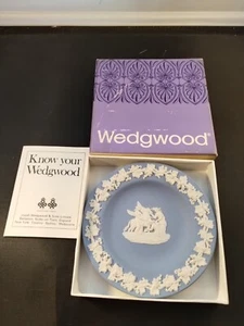 Wedgwood Sweet Dish Round Jasper Sweet Blue Made In England - Picture 1 of 6