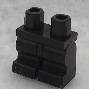 LEGO 970cm00pb012 Dark Brown Hips and Medium Legs with Black Shoes Pattern - Picture 1 of 3