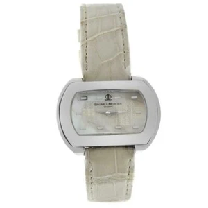 Reloj de cuarzo para dama Baume & Mercier Hampton 65469 acero inoxidable MOP - Imagen 1 de 9