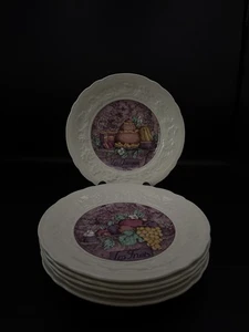 GIEN France Les Delices Salat Dessertteller 8,5" Marie Pierre Boitard geprägt 6 - Bild 1 von 16