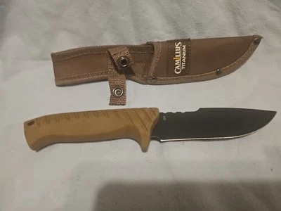 Camillus Titanium Fixed Blade Knife With Sheath - Image 1 of 4