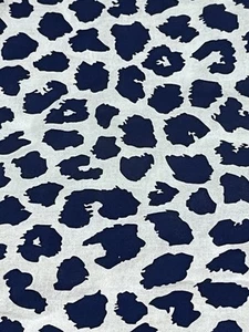 IKEA Kvastfibbla DUVET COVER Blue/White Print 82.5” X86” - Picture 1 of 4