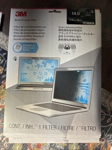 1 3M Privacy Filter For 14'' Laptop-  (TF140W1B) - Afbeelding 1 van 2