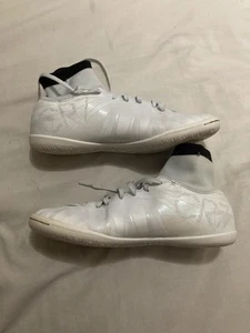 NIKE MERCURIAL X VICTORY VI CR7 DF IC SOCCER SHOES Size 6 WHITE BLACK 903611-401 - Picture 1 of 10