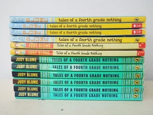 Lot 12 Tales of a Fourth Grade Nothing Books Judy Blume Guided Reading Class Set - Picture 1 of 4