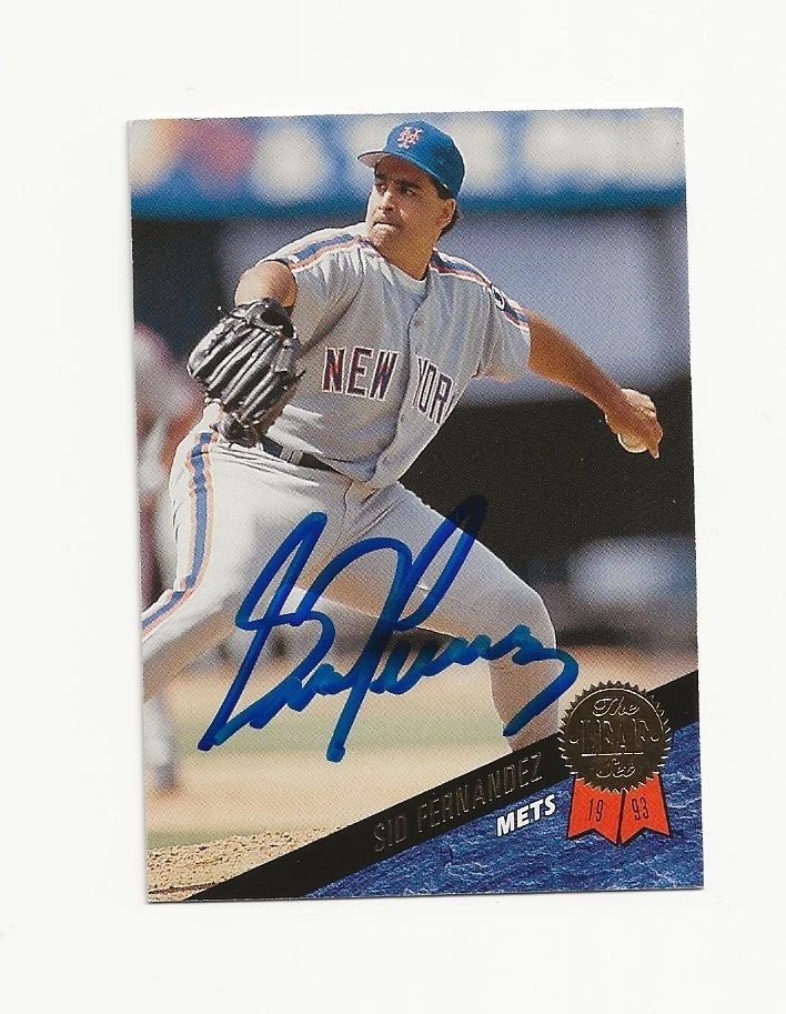 TARJETA AUTOGRAFIADA SID FERNANDEZ METS Foto 1 de 1