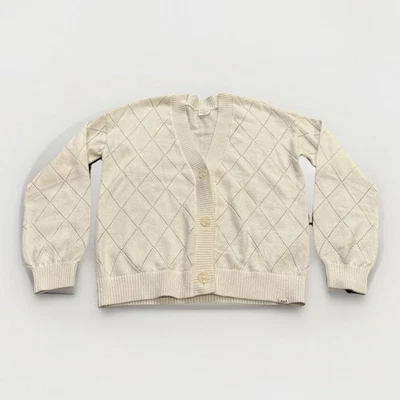 Cárdigan Abercrombie Fitch Jóvenes Niñas Crema Manga Larga Suéter Talla 15/16 Nuevo con Etiquetas Foto 1 de 4