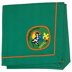1998 1999 19th World Scout Jamboree Chile Netherlands Contingent Neckerchief (LB - Picture 1 of 2