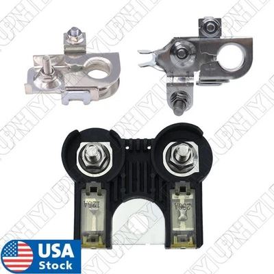 Kit de terminales de batería positivos/negativos para fusible de batería de automóvil de 3 piezas aptos para Ford F-150 Foto 1 de 4