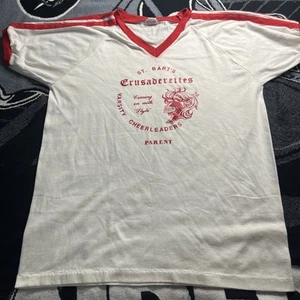 Vintage St Bart’s Crusaderettes Cheerleader Parent Size L USA 🇺🇸 Vintage - Picture 1 of 13