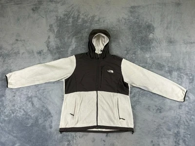 THE NORTH FACE DENALI WOMENS JACKET EXTRA LARGE WHITE HOODED FULL ZIP (READ) - Image 1 of 4