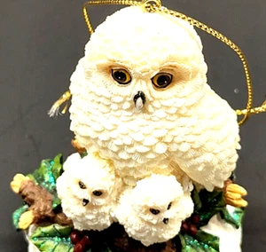 Snowy Owl Figurine Ornament The San Francisco Music Box Company (Z27C) - Picture 1 of 9
