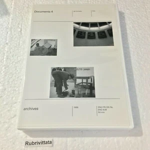 Documenta 4 1968 Archives Kassel Exhibitions Jef Cornelis DVD Yves Aupetitallot - Foto 1 di 7
