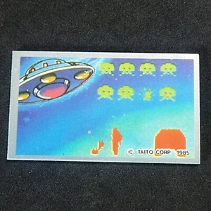 Space Invaders Menko Card Taito 1985 Show Era Retro Excellent - Picture 1 of 7