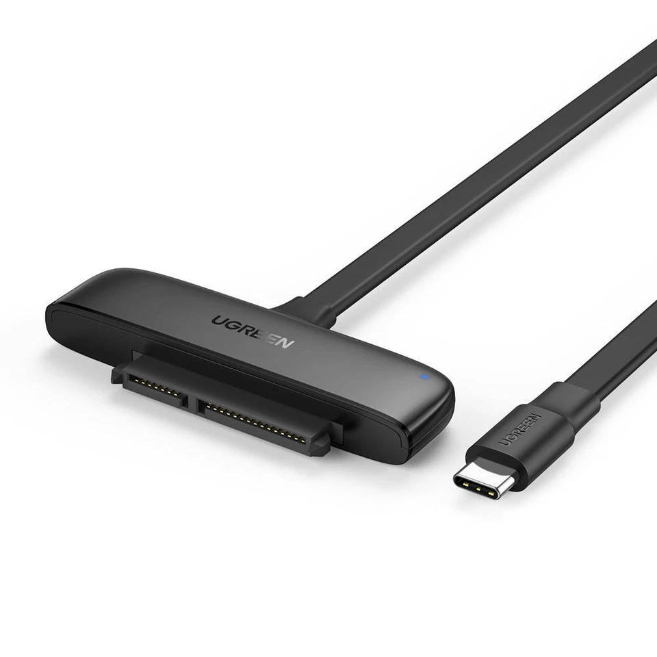 Convertidor SATA UGREEN USB-C 3.0 a 2.5 pulgadas, OTG, disco duro de 50 cm Foto 1 de 1