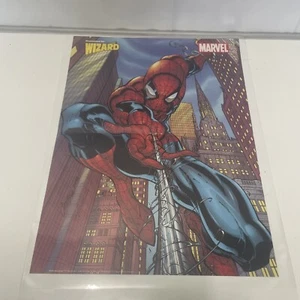 Vintage 90s double sided Wizard poster Marvel Comics Marvel Street Fighter Cool! - Picture 1 of 4