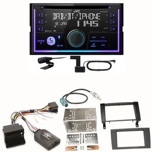 JVC KW-DB95BT Bluetooth Digitalradio Einbauset für Mercedes SLK R171 - Bild 1 von 1