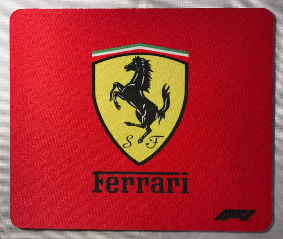 Ferrari Logo F1 mouse mat Computer/Laptop Size 24cmx20cmx0.5cm - Image 1 of 1