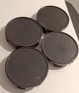 Satz 4x75mm/72mm UNIVERSAL schwarz Mittelrad Flachkappen Felgen DACIA VW BMW K08b - Bild 1 von 4