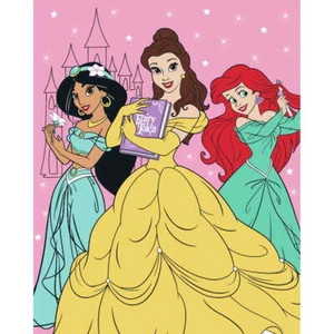 Manta Raschel bebé princesa jazmín bella Ariel Disney 40 x 50 - Imagen 1 de 1