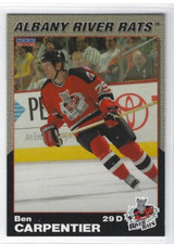 2005-06 Albany River Rats (AHL) Choice Marketing Ben Carpentier