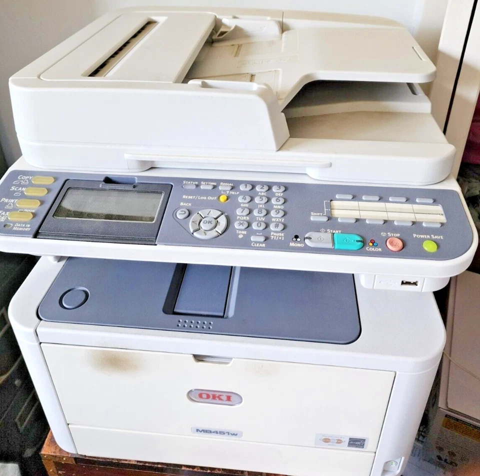 Oki MB451w All-In-One Laser Printer - Image 1 of 3