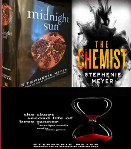 STEPHENIE MEYER 🔥 AUDIOBOOKS 🔥THE CHEMIST, MIDNIGHT SUN AND BREE TANNER - Picture 1 of 9