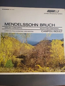 Mendelssohn: Violin Concerto in E Major, Op.64, Bruch: Scottish Fantasia VINYL - Picture 1 of 6