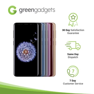 Samsung Galaxy S9 - 64GB 256GB Black Blue Grey Purple - Good Condition - Picture 1 of 8