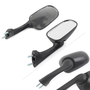 Rearview Side Mirrors Fit Honda NSR250 SE/SP MC28 VFR400 NC30 RVF400 NC35 Black - Picture 1 of 11